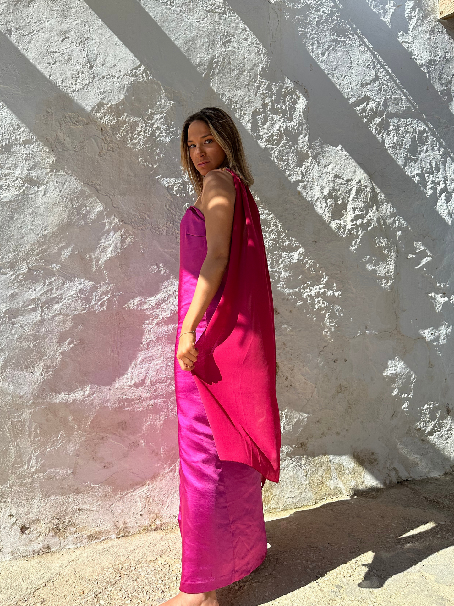 Vestido Mira Palabra Honor