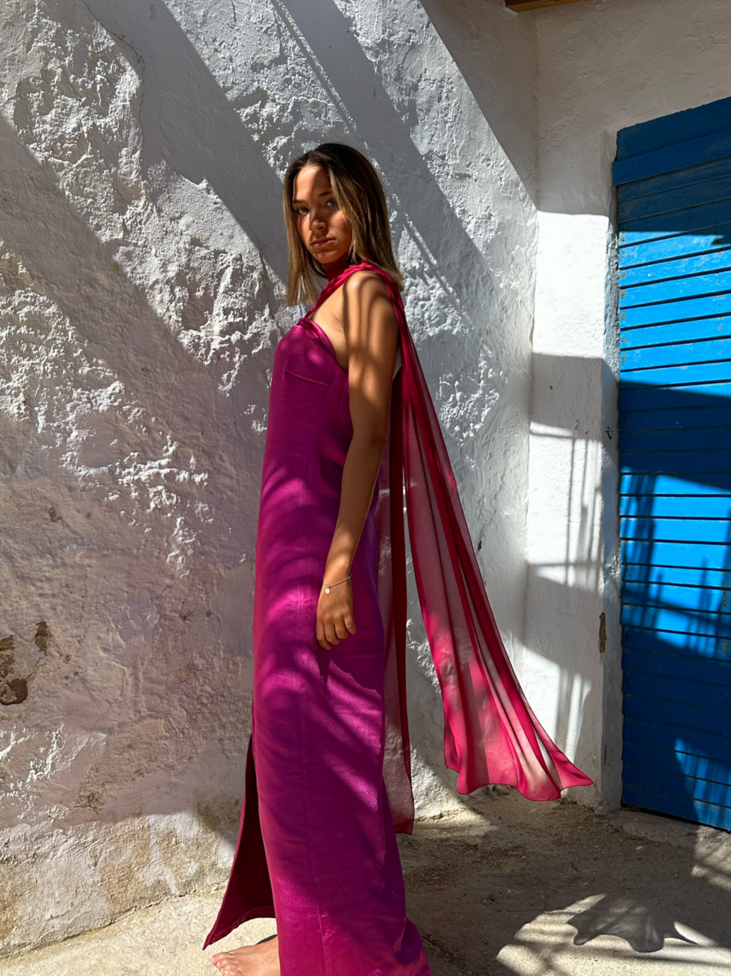 Vestido Mira Palabra Honor