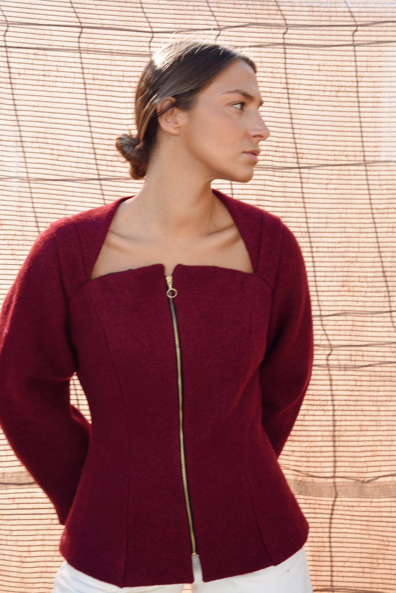 BLAZER RIVIE FRAMBOISE