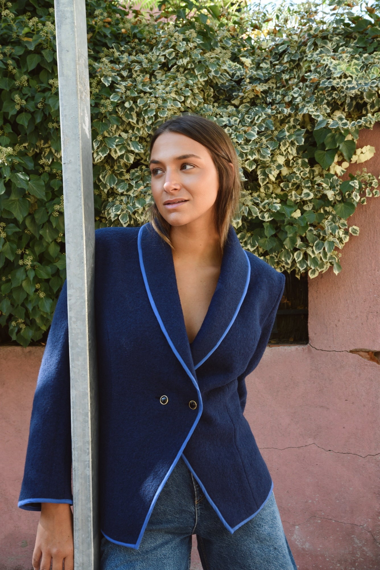 BLAZER VIV BLEU
