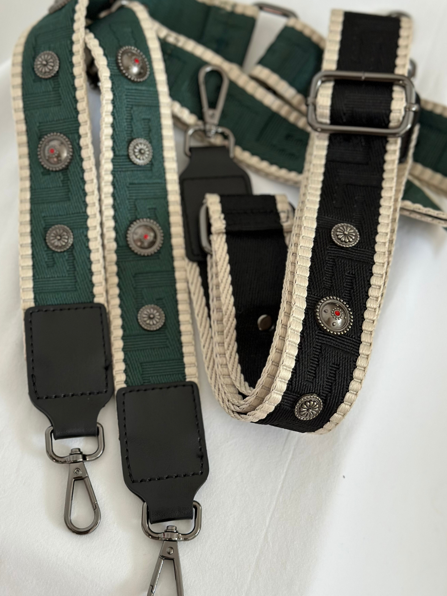 STRAP NOIR Y VERT