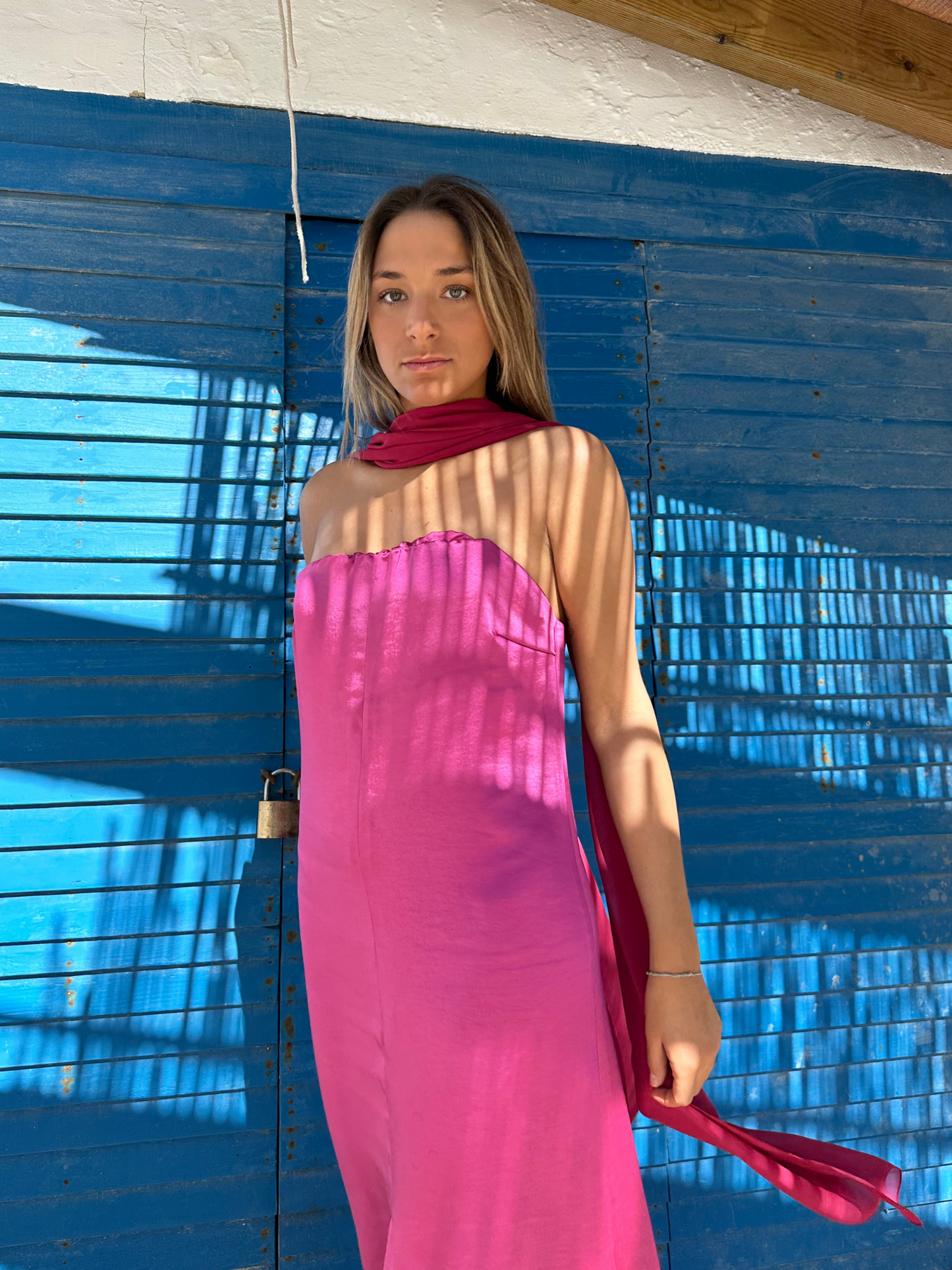 Vestido Mira Palabra Honor